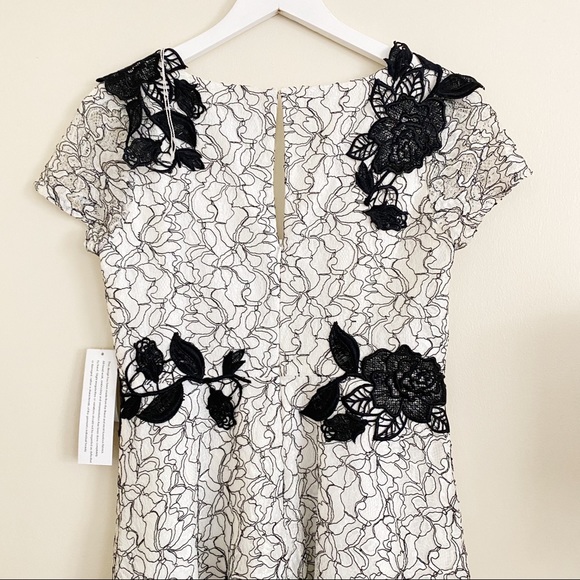 Aidan Mattox Fit & Flare Dress Size 8 New $275 - Picture 5 of 6